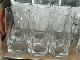 6 Trinkgläser ICECUBE (400ml, organisch, transparent)