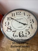 Salontisch Uhr im Vintage-Stil, Durchmesser 80 cm!