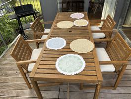 Terrace dining table