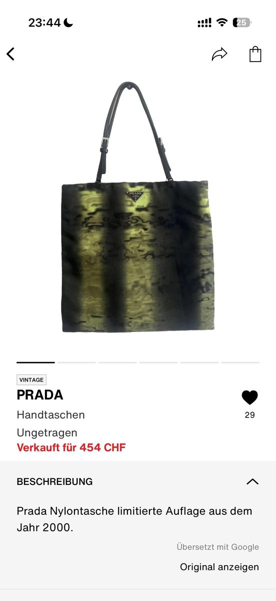 Prada Taschen: prada limitierter bag – Neu (gemäss Beschreibung) aus Zürich von JMima