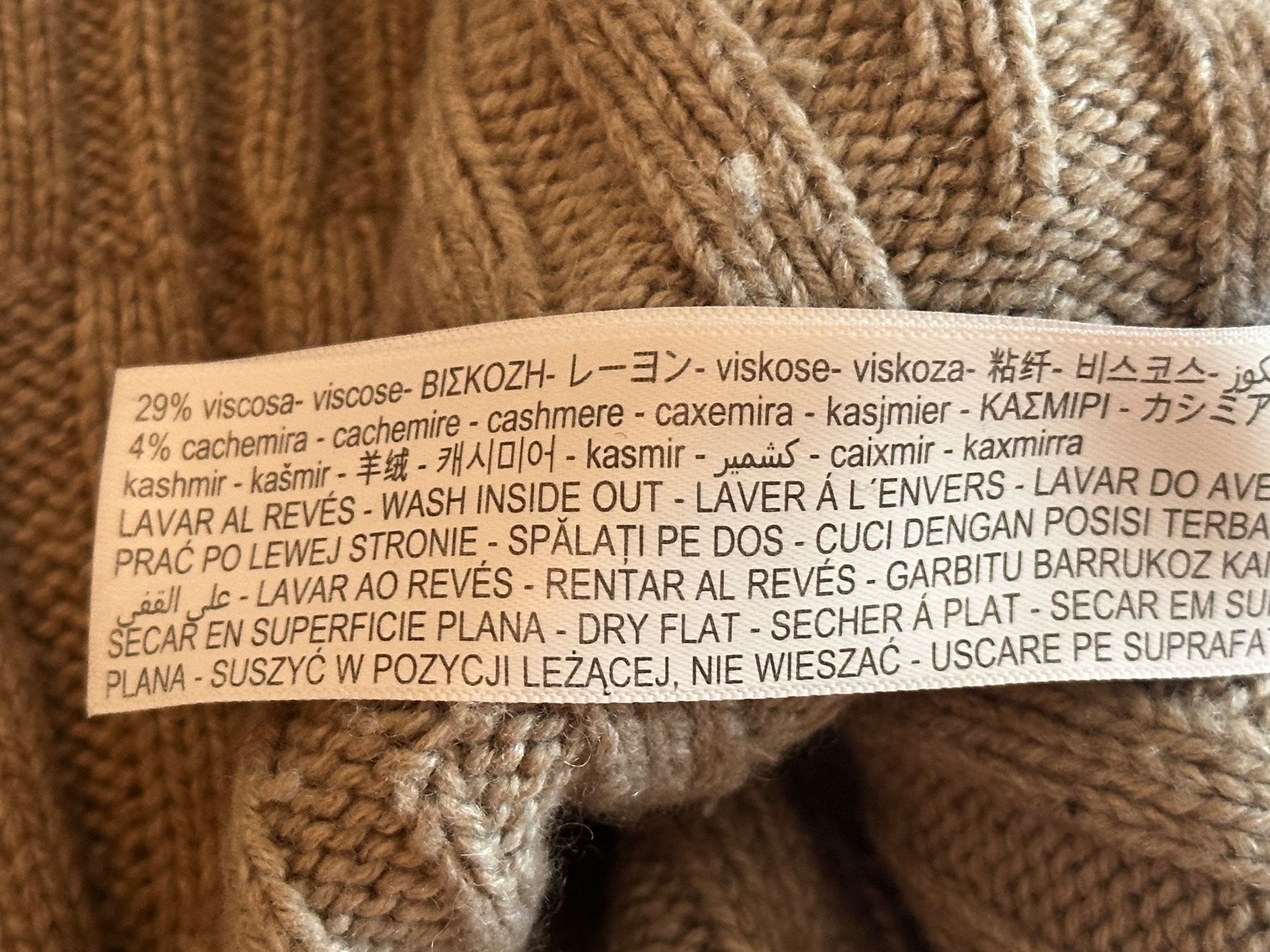Massimo Dutti Pullover & Sweatshirts: Damen Strickpullover Massimo Dutti beige – Gebraucht aus Bülach von Jubet 3