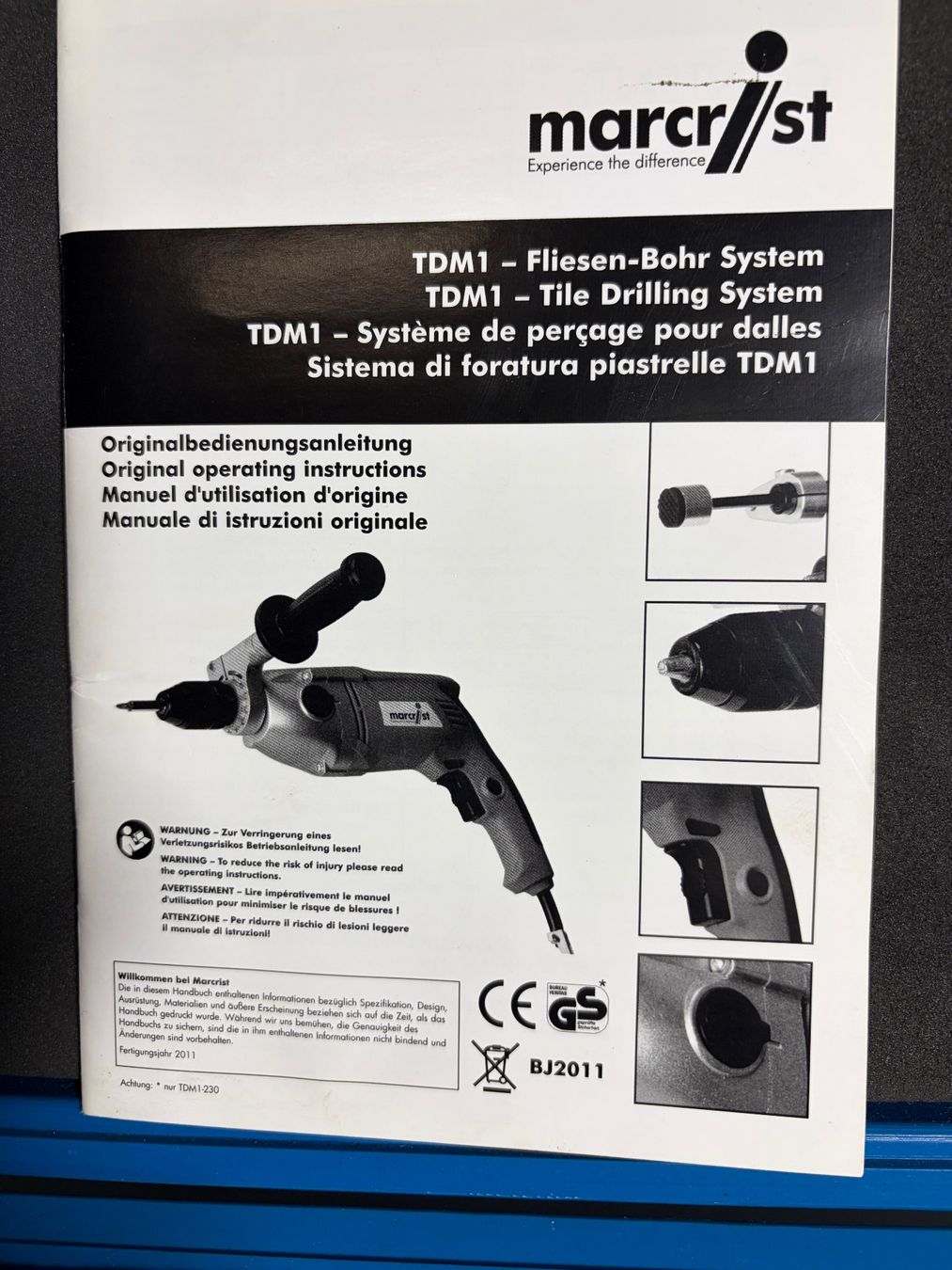 Trapani: Diamantbohrset Marcrist PG850 – Usato da Winterthur venduto da efant12 5