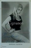 Barbara Valentin (1940-2002) Schauspielerin - Autogramm