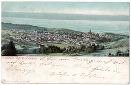 Heiden mit Bodensee, gelaufen 1907