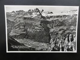 Antike Postkarte Braunwald und Klausstrasse