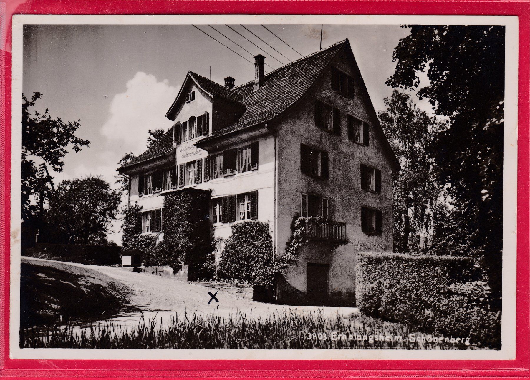 Cartoline postali: ERHOLUNGSHEIM SCHÖNENBERG, 23.9.1941 – Usato da Oberrieden venduto da Gebirgsstelze