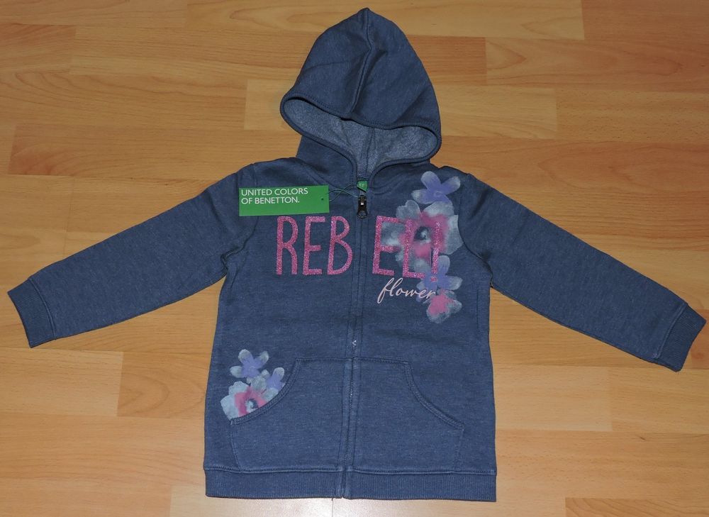 Gilet à Capuche Benetton Pour Fille - Taille 12 Ans, Couleur Rose - Occasion Très Bon état