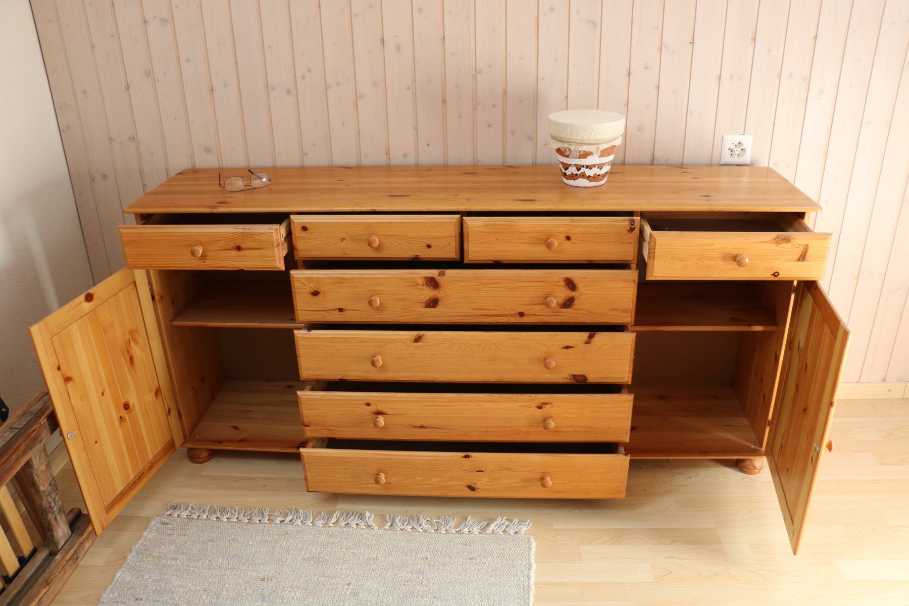 Kommoden: Sideboard Kiefer BxHxT 180 cm 82 cm 40 cm – Gebraucht aus Niedergösgen von Ibex56 2