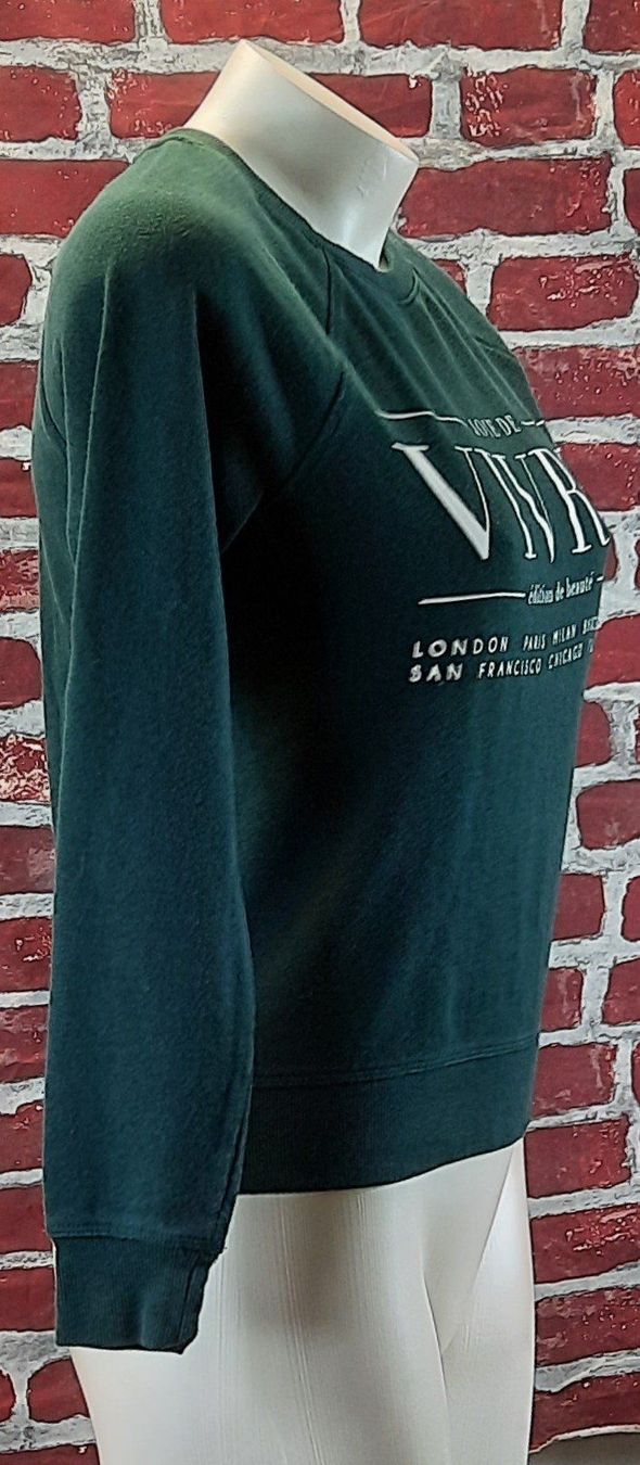 Maglioni & Felpe: AMISU Damen Pullover Mit Text Grün Gr.XS – Nuovo (secondo la descrizione) da Seuzach venduto da VT-Collections2 2