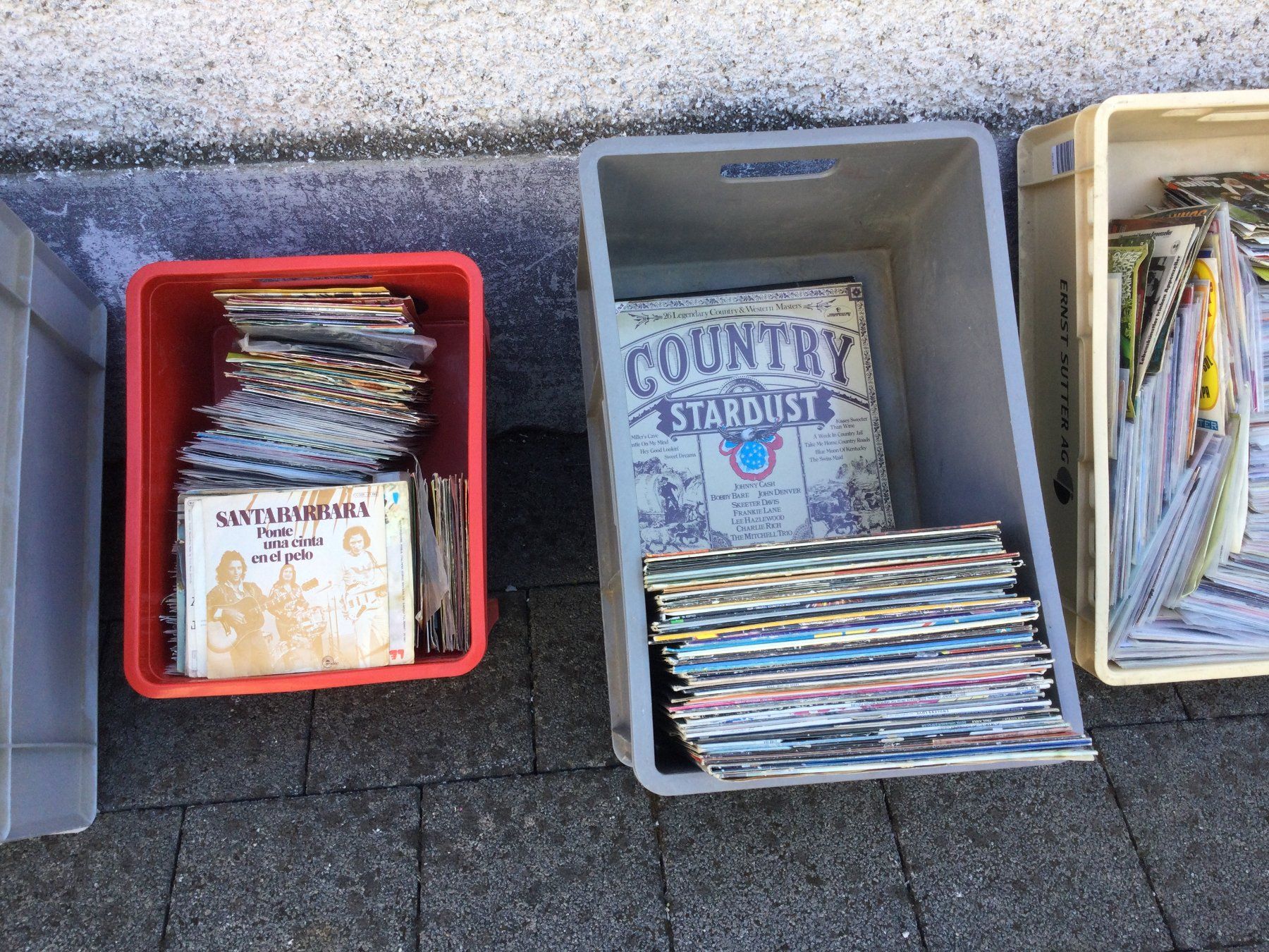 Dischi in vinile: Grosser Posten gebrauchte Schallplatten und Singles – Usato da Wangen SZ venduto da kuriosum12 1