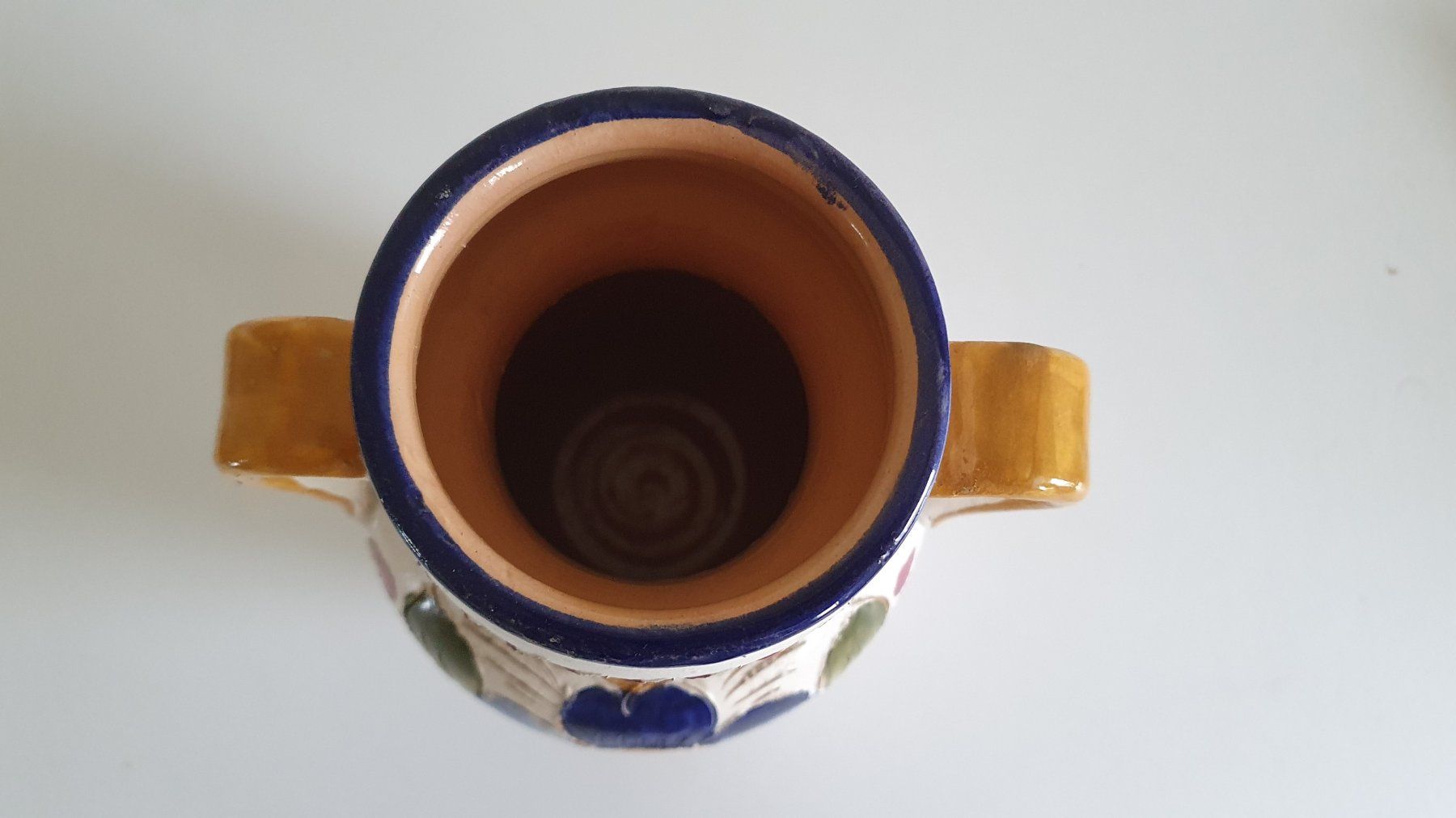 Vasi & Recipienti: dekorative Tonvase verziert – Usato da Giswil venduto da online-Brockenhaus 2