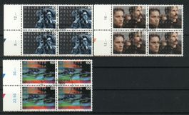 1995, Nr.882–884, Sondermarkten I, 100 Jahre Kino, ET