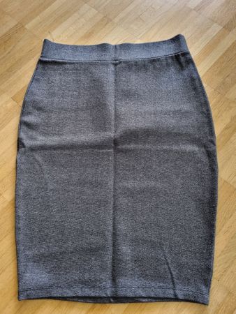 Jupe Gr. S dunkel grau