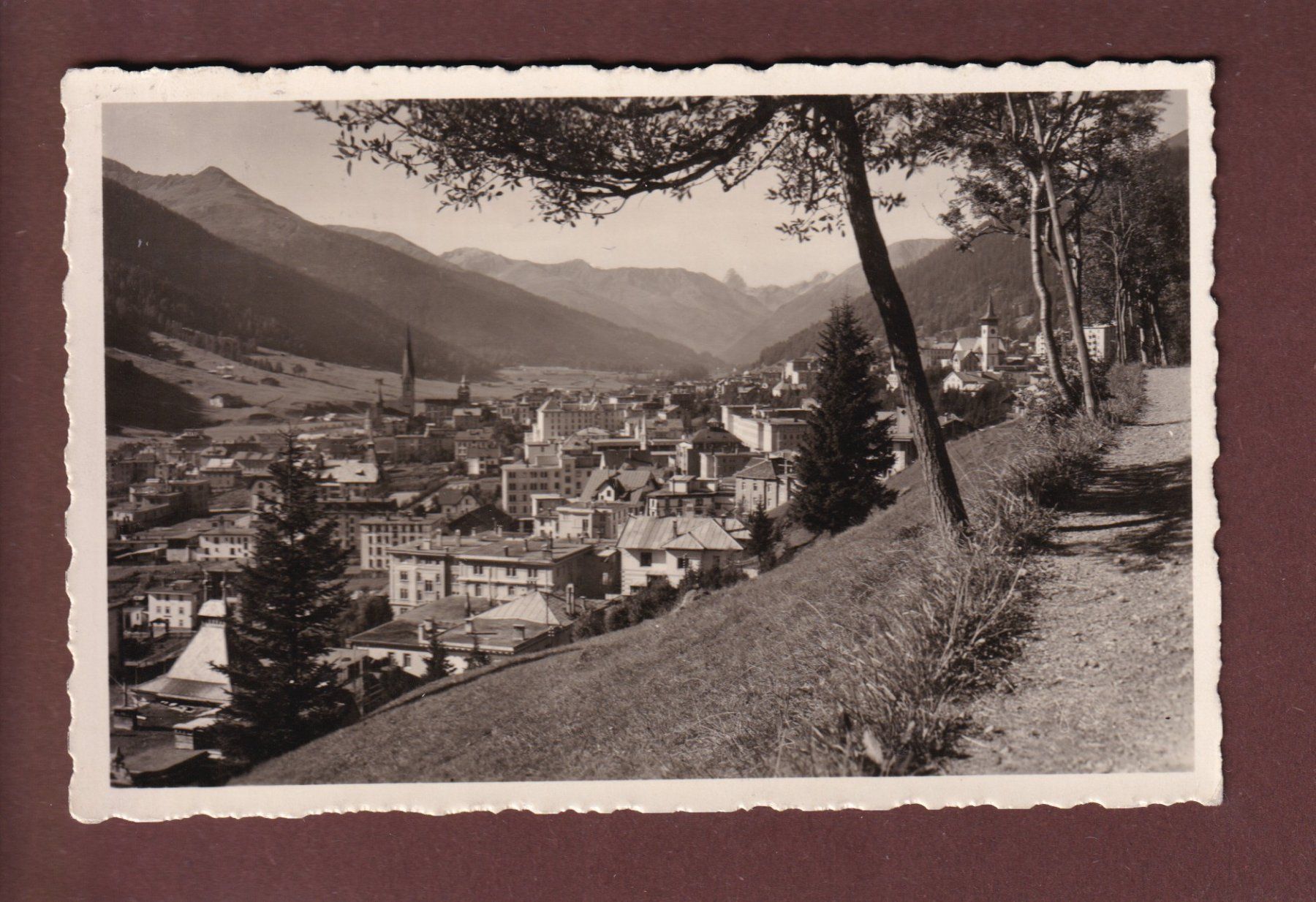 Ansichtskarten: DAVOS - 1934 – Gebraucht aus Pully von nicecards