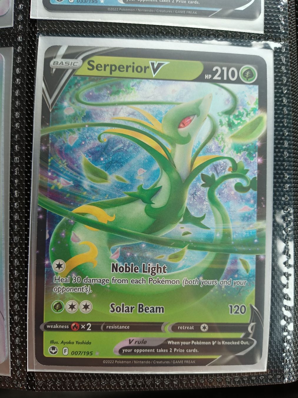 Pokémon Sammelbilder & Trading cards: Serperior V – Gebraucht aus Altstätten SG von GGsGameshop