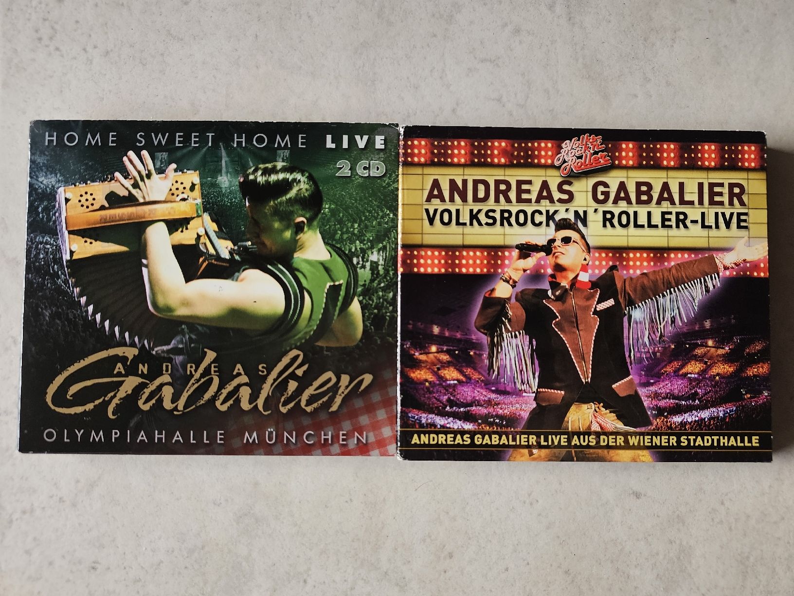 CDs: Andreas Gabalier  -  2x LIVE Alben 4 CDs Digi – Gebraucht aus Schneisingen von backstore24