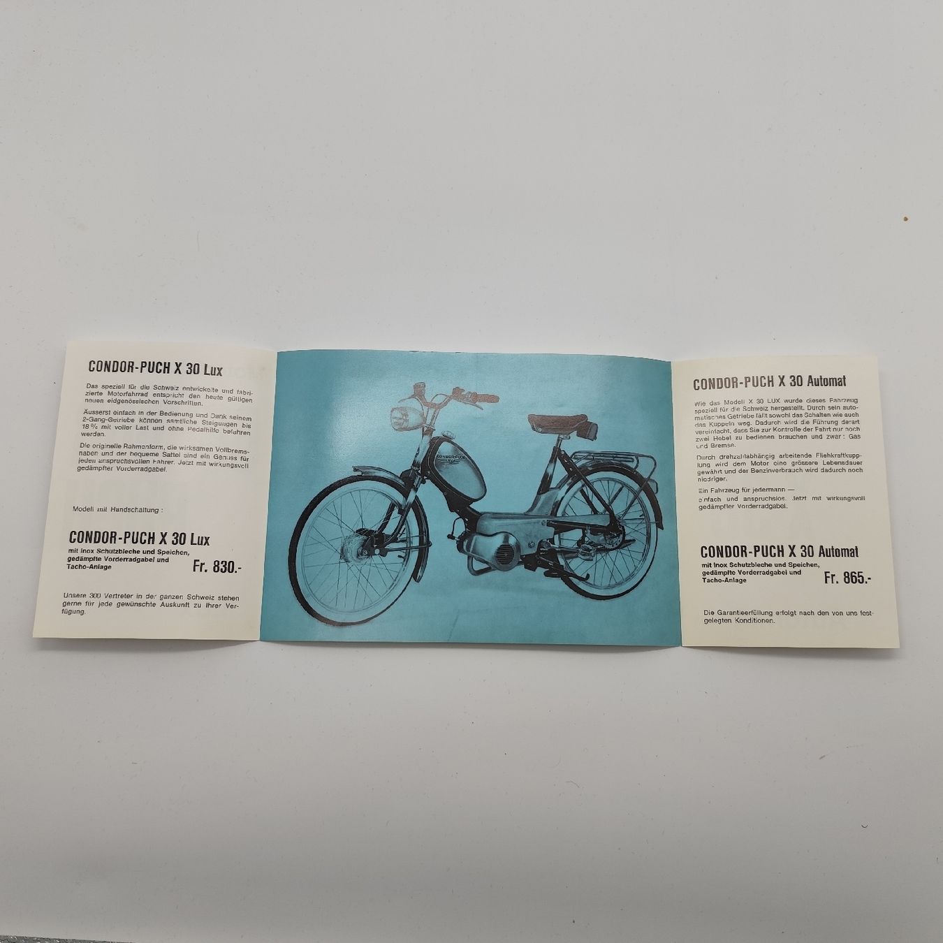 Puch Ciclomotori: Puch Condor X30 Prospekt – Usato da Hellbühl venduto da 30R_R30
