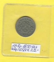 1850 rar 10 Rappen/173jährige Münze/Hand.p=ca 90.--/u.E. vz+