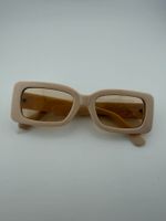 Sommer Sonnenbrille Beige Retro Style neu 🌸
