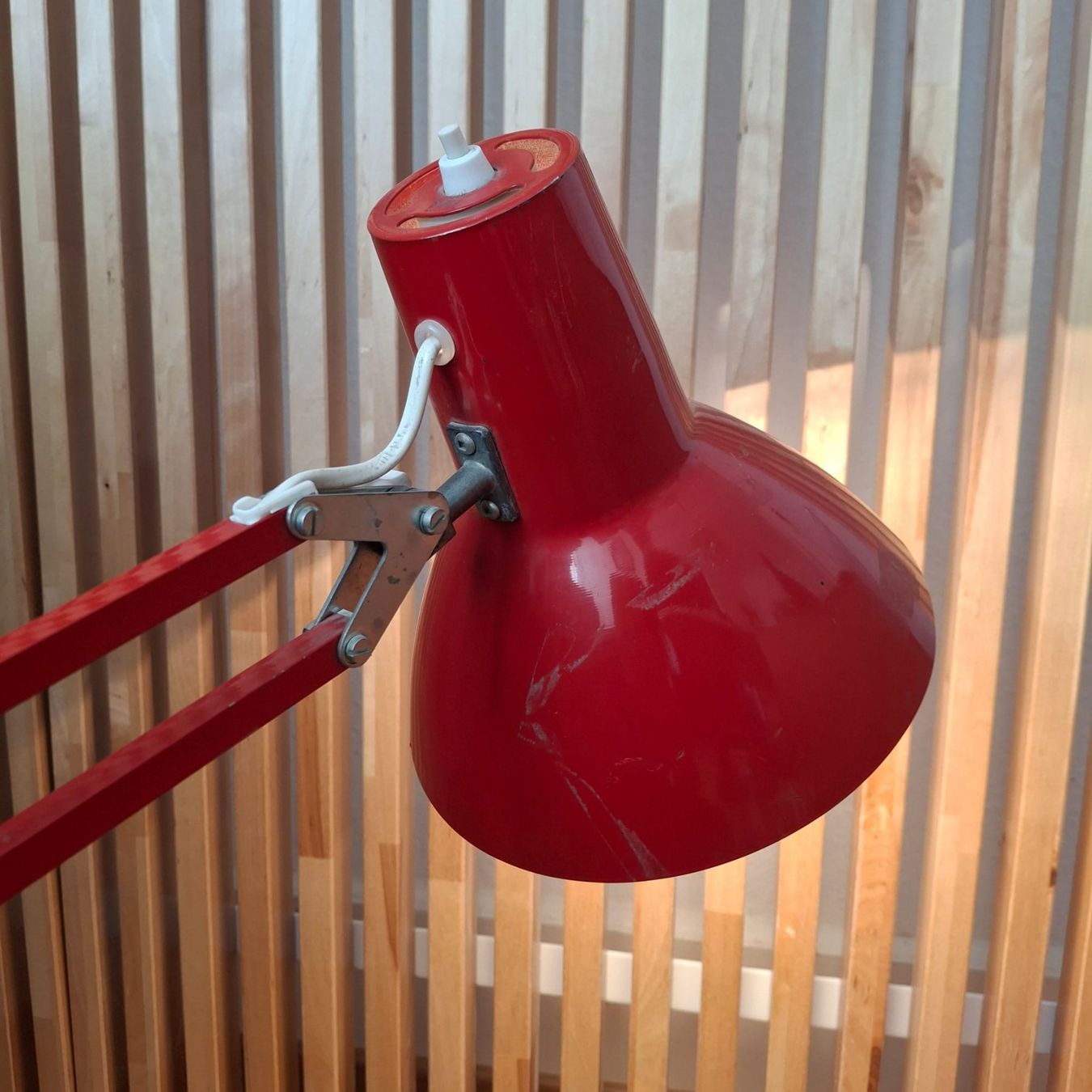 Lampade: Lampe architecte 1970 rouge – Usato da Neuchâtel venduto da Rochawood 5