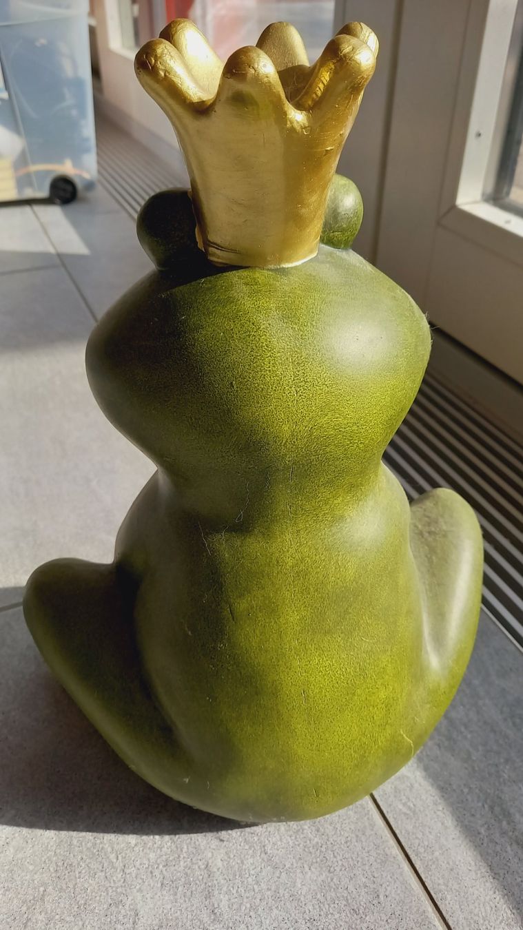 Statuette: Frosch Froschkönig Keramik – Nuovo (secondo la descrizione) da Brünisried venduto da san_74_bu 1