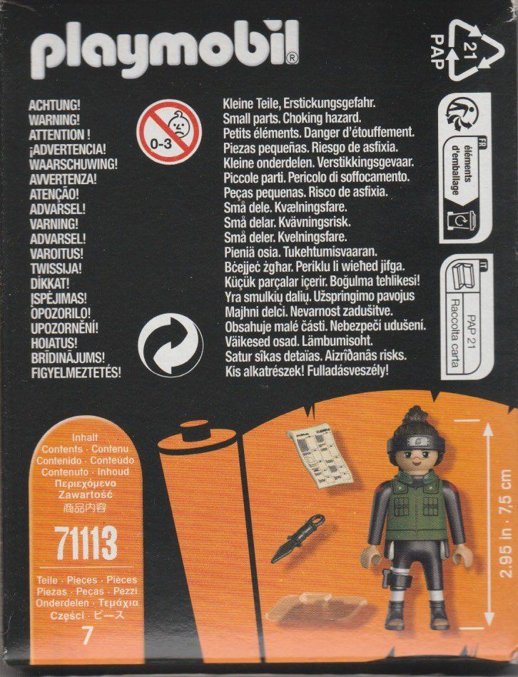 Playmobil Giocattoli: PLAYMOBIL  NARUTO SHIPPUDEN 71113 IRUKA – Nuovo e nell'imballaggio originale da Vezia venduto da Aquarius_Age 1