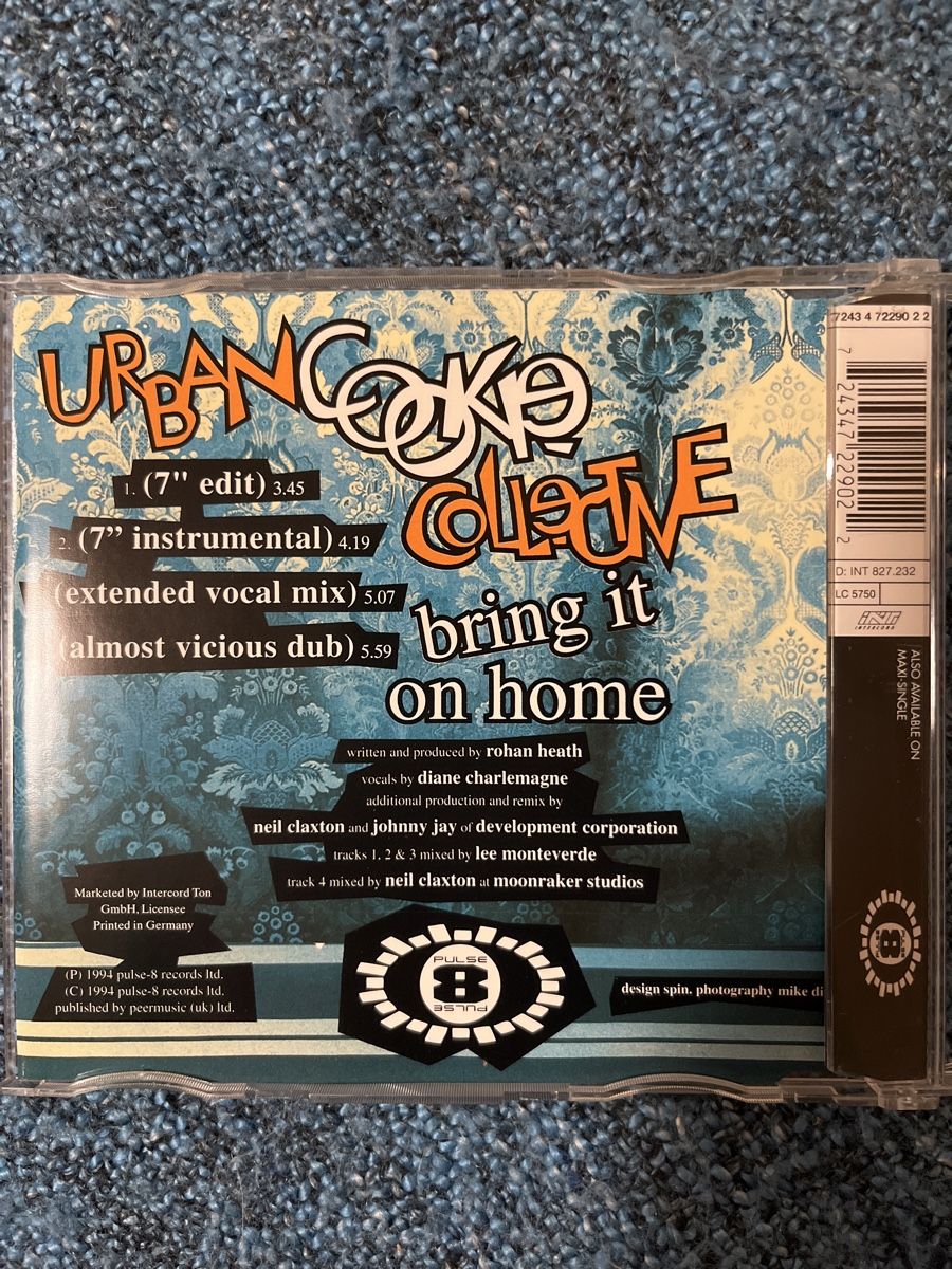 CDs: Urban Cookie Collectiv - Bring It On Home – D'occasion à Lützelflüh-Goldbach par Deiv4 1