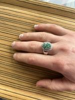 Ring Silber 925 mit Smaragden