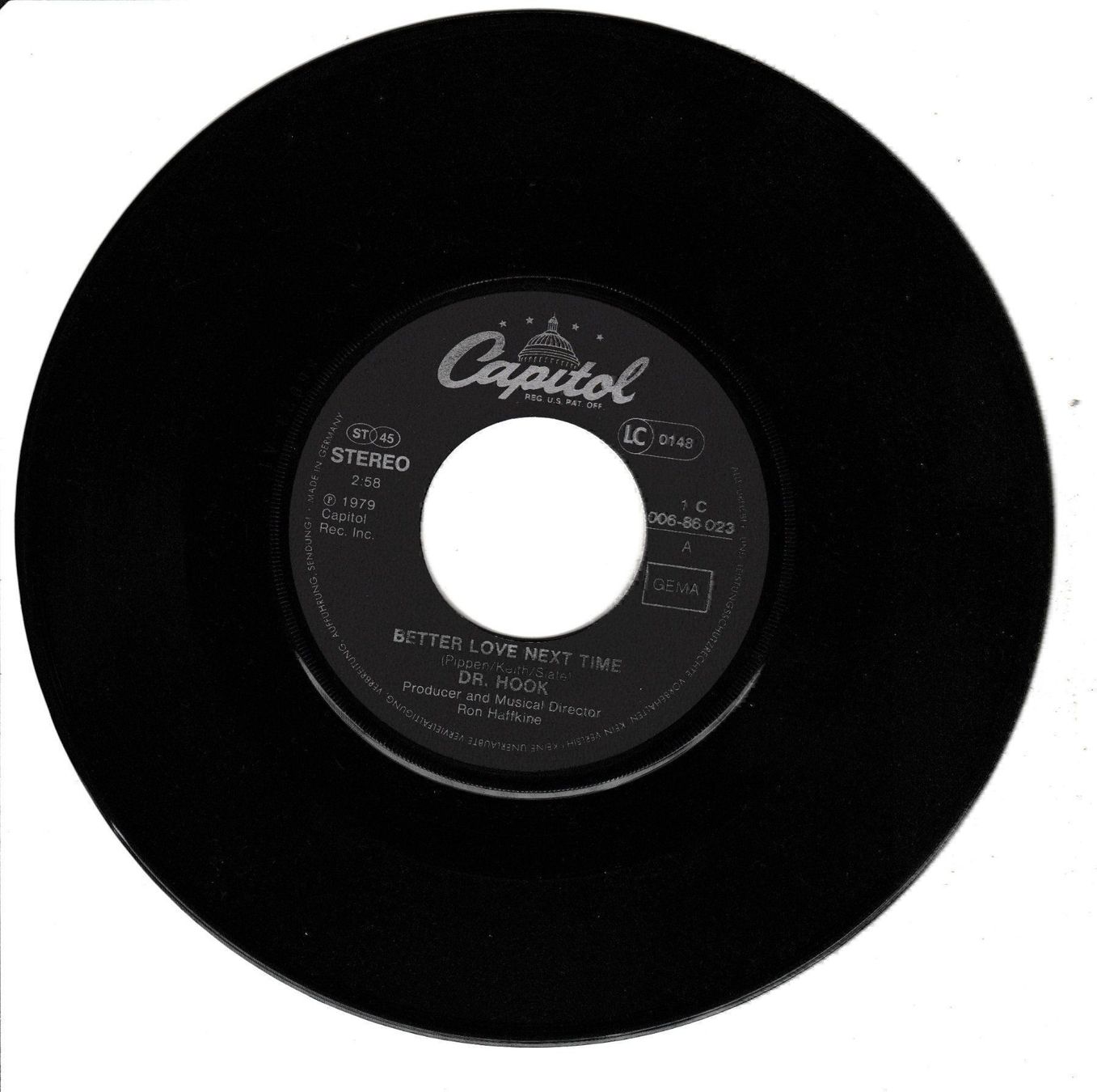 Dischi in vinile: Dr. Hook - Better Love next time 7"Vinyl 1979 – Usato da Tübach venduto da JamesStone 2