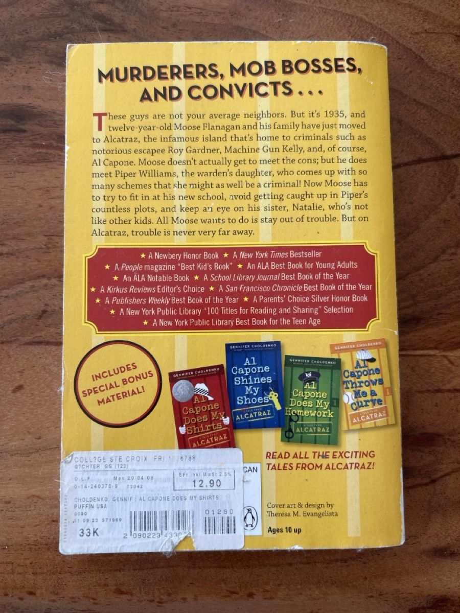 Livres: Al Capone Does My Shirts – D'occasion à Murten par lena_sophia 1