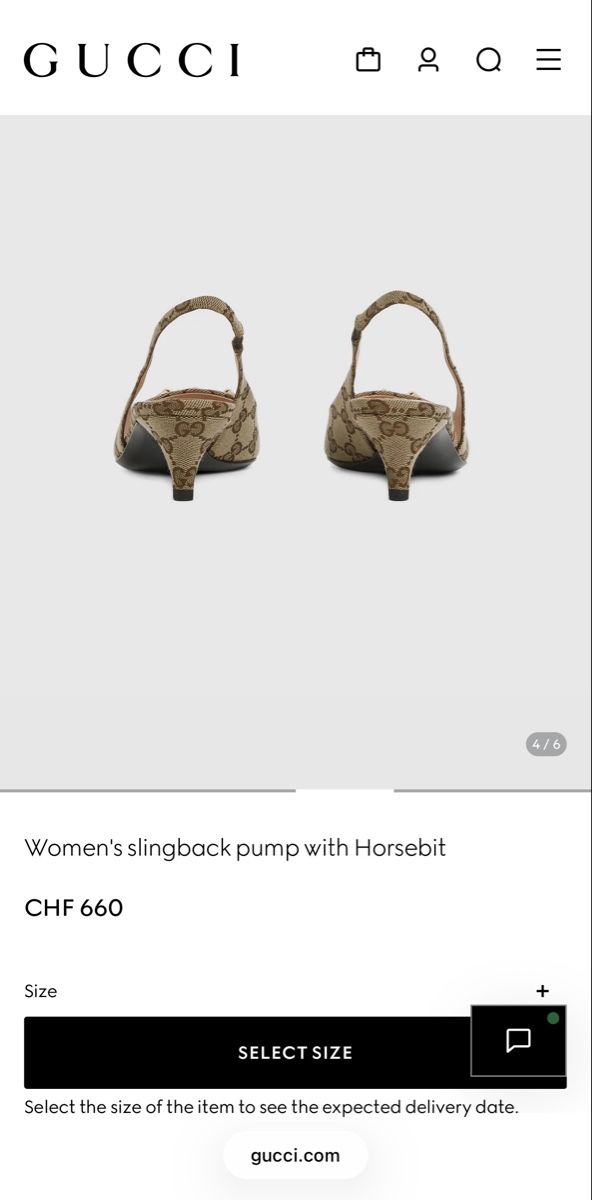 Gucci Scarpe da donna: Gucci slingback pump with Horsebit Gr.38.5 – Nuovo e nell'imballaggio originale da Pfäffikon SZ venduto da EMMA0111 8