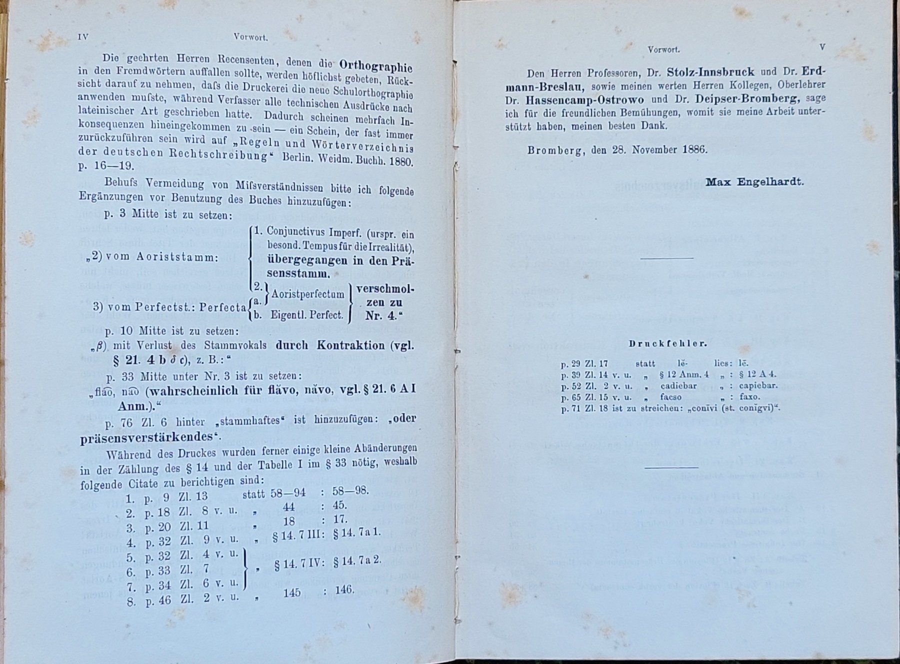 Libri: Lateinische Konjugation, Engelhardt, 1887 – Usato da Muttenz venduto da Mithrur 2
