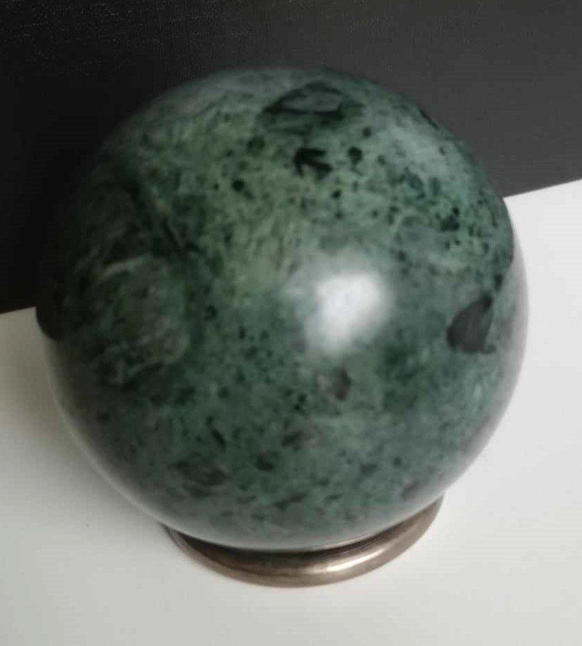 Pietre preziose: SPHÈRE / KUGEL - JASPE VERT  / Brésil - 600 gr – Usato da Le Locle venduto da PereiraHugo 1