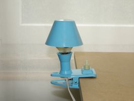 Einzigartige Vintage Clamp Nachttischlampe / Mid-Century