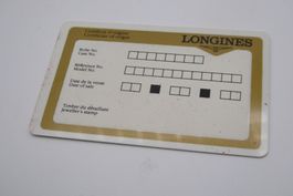 Longines Vintage Garantie