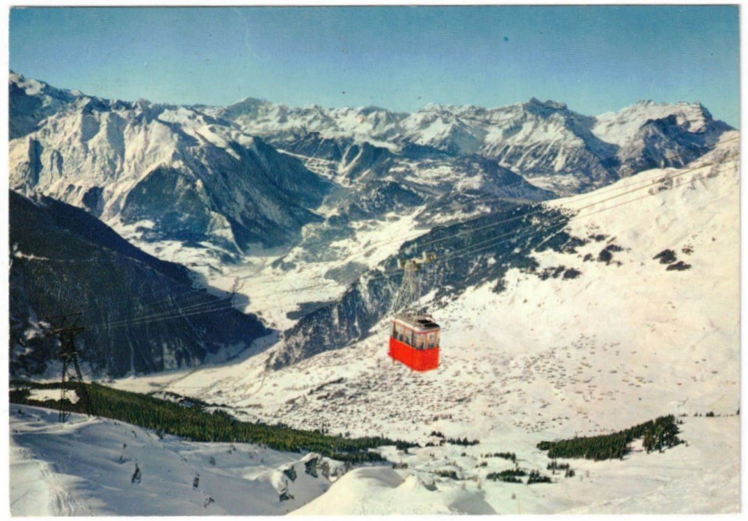 Cartoline postali: Verbier - Luftseilbahn Attelas – Usato da Binningen venduto da Mountainrider