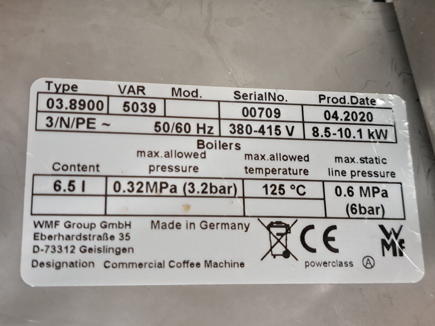 WMF Macchine per caffè & Macchine per espresso: Filterkaffeemaschine 9000F WMF – Usato da Wolhusen venduto da Gastrorampe 2