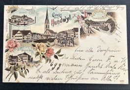 Gruss aus Hundwil Litho 