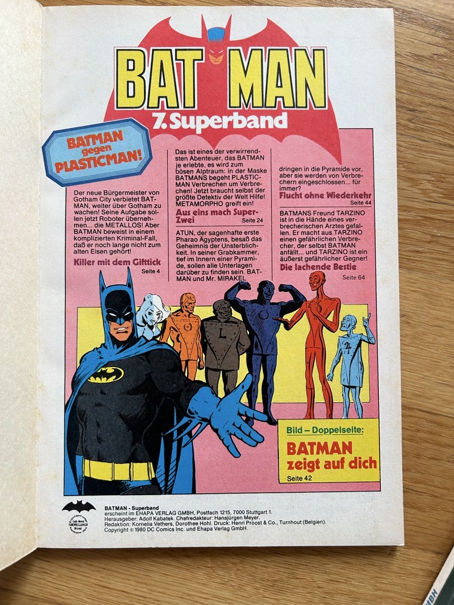 BD: Batman 7. Superband 1980 – D'occasion à Urtenen-Schönbühl par chriswaddle 1