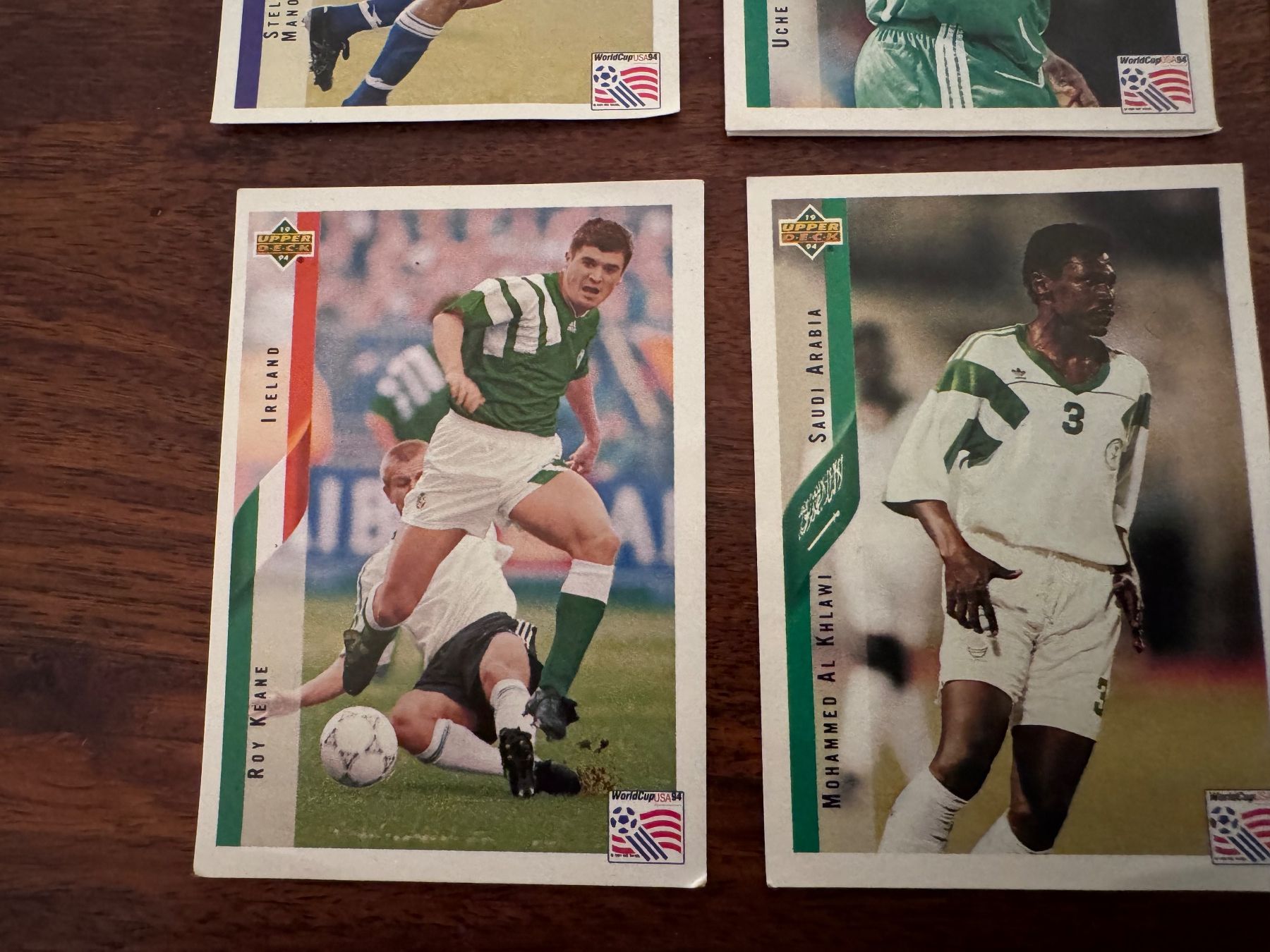 Carte collezionabili: 11 Upper Deck World Cup 1994 Sammelkarten gebraucht – Usato da Zürich venduto da 2013tg 3