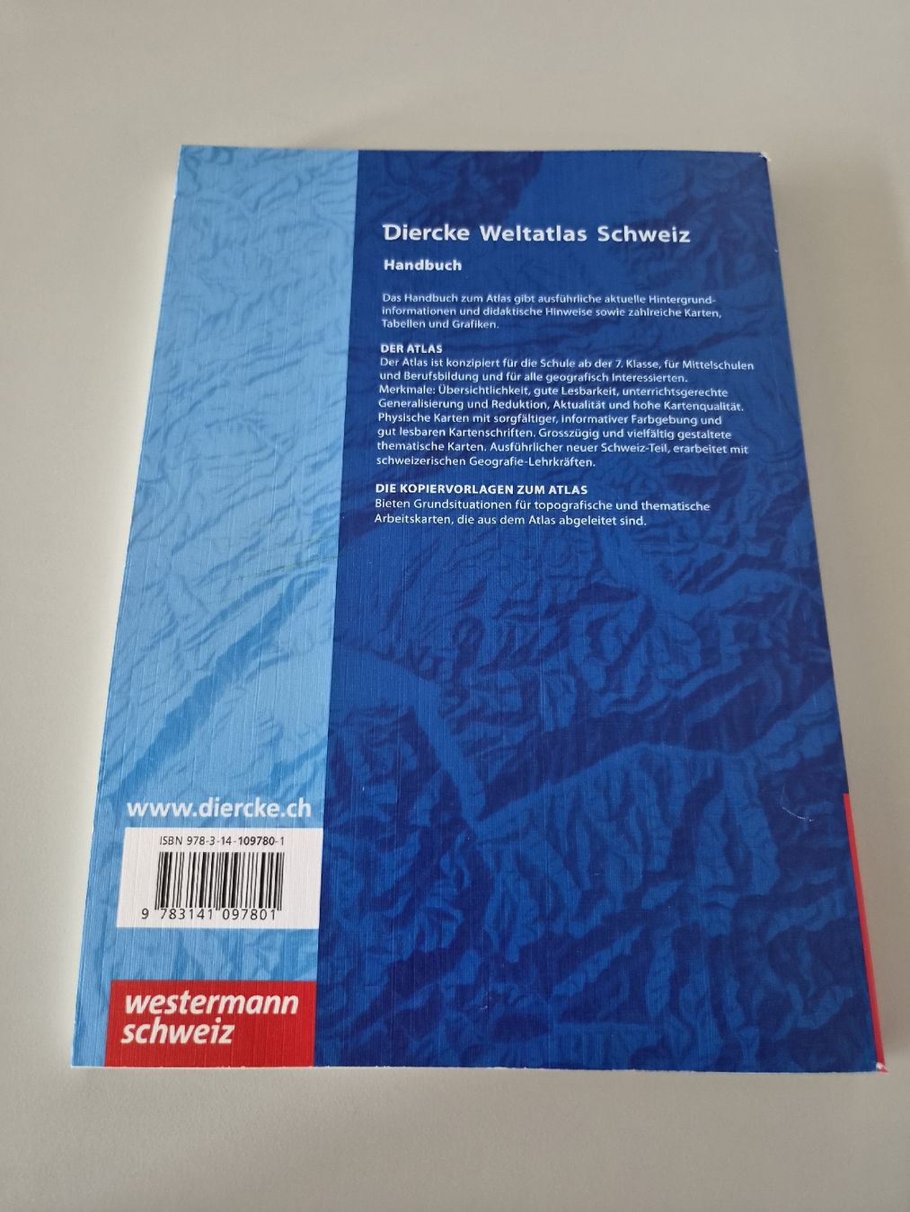 Libri: Diercke Weltatlas Schweiz - Handbuch – Usato da Steinhausen venduto da Pharo2011 2
