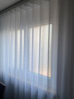 Vorhang weiss Wellenfalten Breite 295 x 235 Hoch