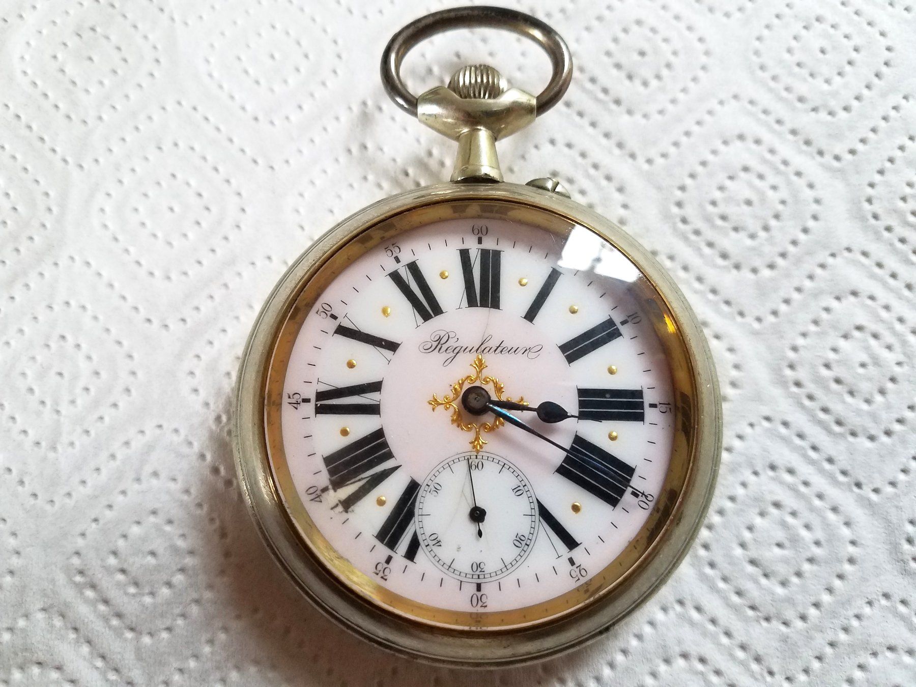 Montres: Antike grosse Taschenuhr Regulateur – Défectueux à Rorschacherberg par Marubium