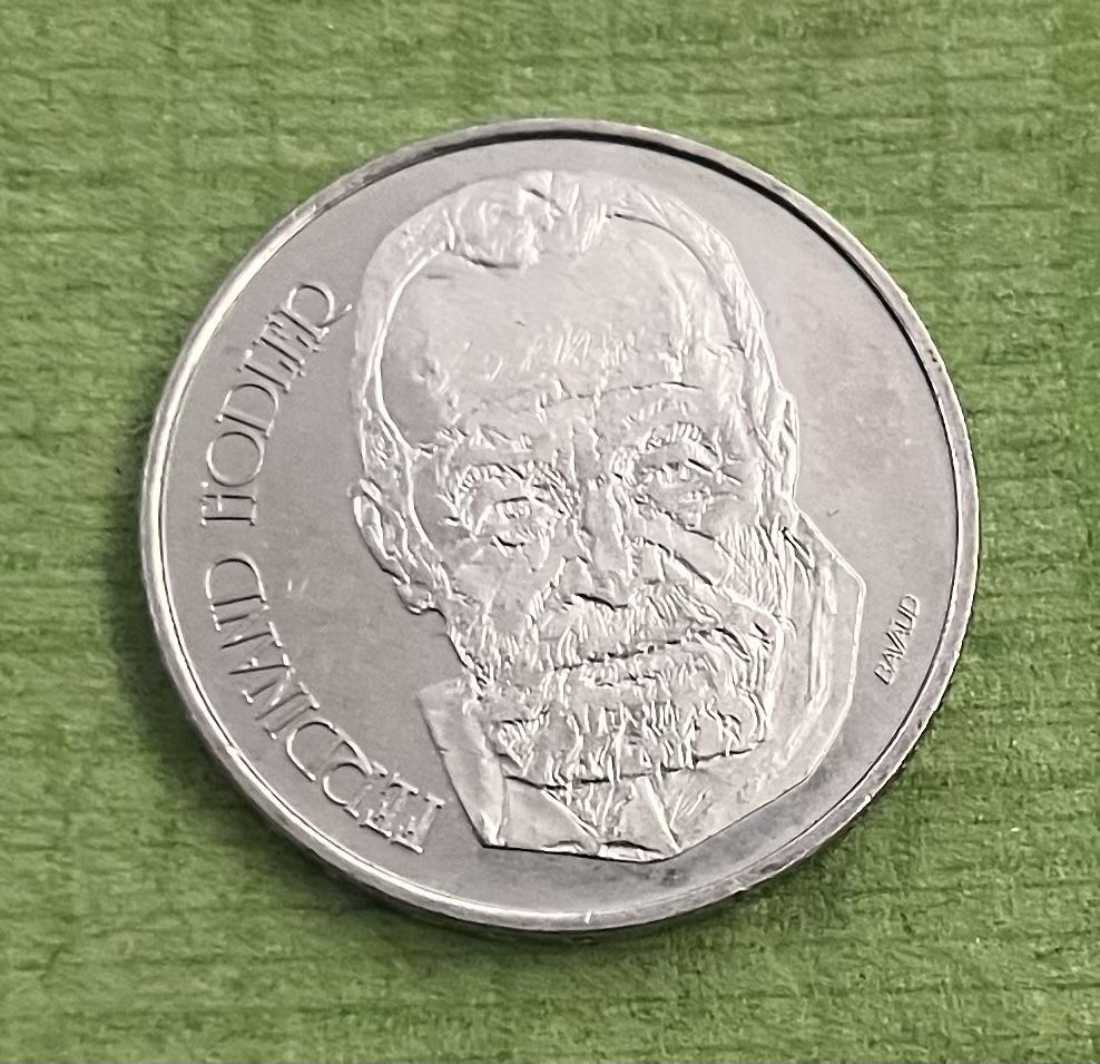 Tutti le monete: 5 Fr. Ferdinand Hodler Münze – Usato da Itingen venduto da Bebbi6569