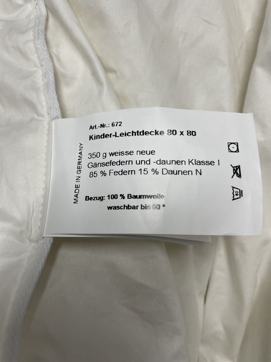 Coperte: Daunen Bettdecke Baby – Nuovo (secondo la descrizione) da Biberist venduto da swiss-made 2