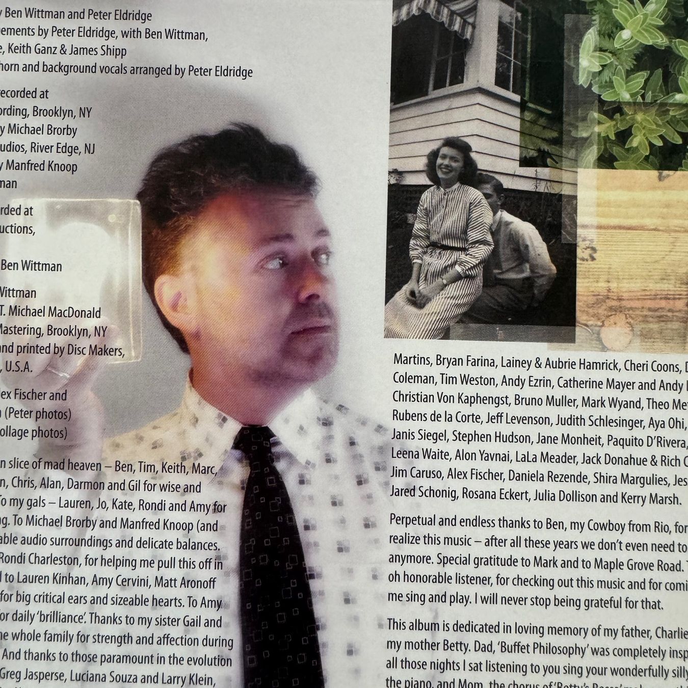 CD: Peter Eldridge - Mad Heaven (CD) 2011 w. Tim Lefebvre – Usato da Zug venduto da Mirare9 5