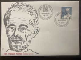 Schweiz 1966 FDC Cachet Pro Patria Kocher Nobelpreis 1909