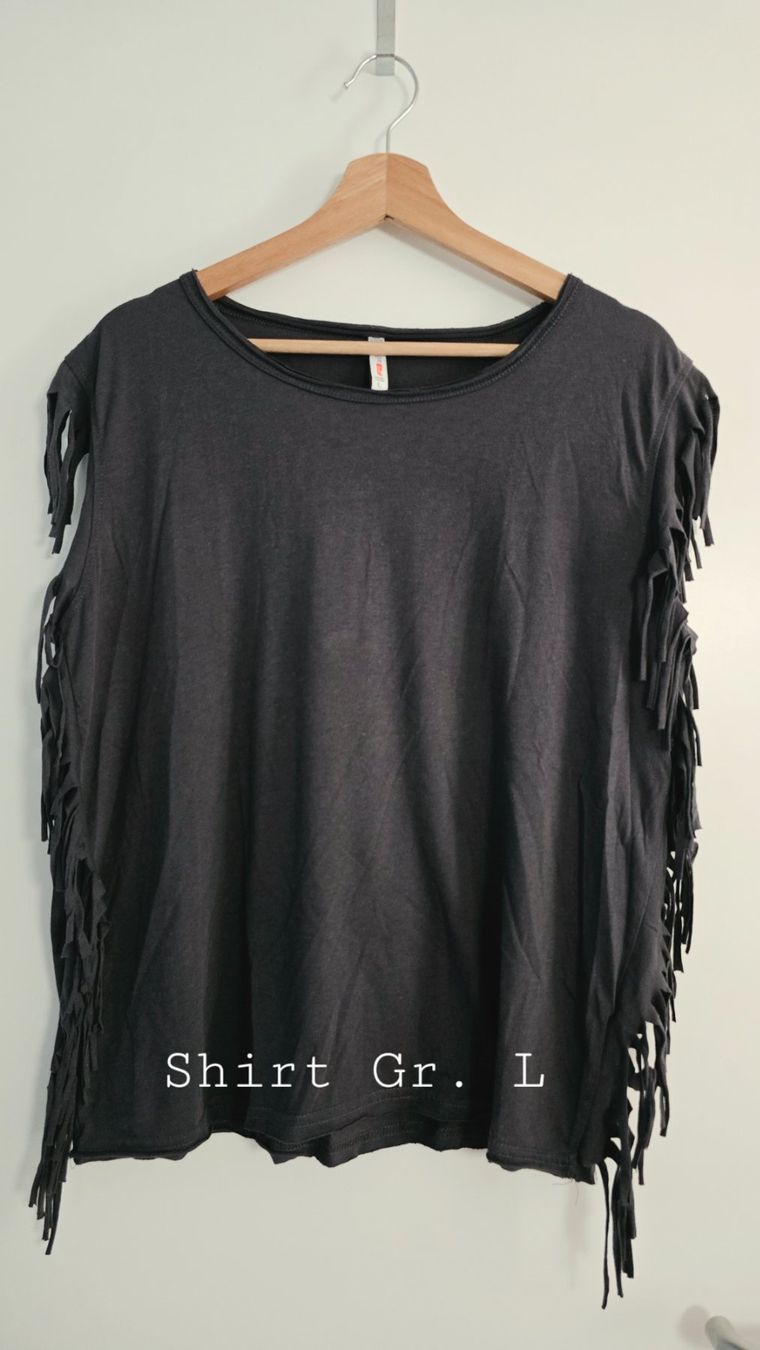 T-shirt: Shirt mit Fransen Gr. L – Usato da Sumiswald venduto da van_tfv5