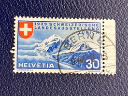 Schweiz 1939 Piz Roseg 30 d Vollstempel BERN 8 9.VIII.39