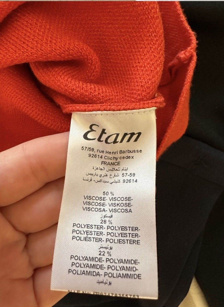 Etam Tops: Etam Top Orange Size S new – Neu (gemäss Beschreibung) aus Luins von vvs_7kqr 4